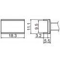 PANNE TUNNEL 9.5 X 18.3 POUR FM203/FX951/FM2027/FM2028