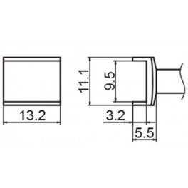 PANNE TUNNEL 9.5X13.2 POUR FM203/FX951/FM2027/FM2028