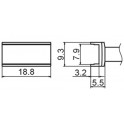 PANNE TUNNEL 7.9 X 18.8 POUR FM203/FX951/FM2027/FM2028