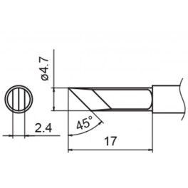 PANNE TYPE KF-4.7 POUR FM203/FX951/FM2027/FM2028