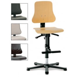 CHAISE PRODUCTION SOLITEC 3 PIVOTANT SUR PATINS AVEC MARCHEPIED HAUTEUR D'ASSISE 600 - 875MM CHAISE PRODUCTION SOLITEC 3 PIVOTANT SUR PATINS AVEC MARCHEPIED HAUTEUR D'ASSISE 600 - 875MM