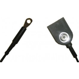 CORDON MISE A TERRE DOUBLE 1MOHM 10 MM/ FBM/COSSE M5 CORDON MISE A TERRE DOUBLE 1MOHM 10 MM/ FBM/COSSE M5